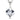 Stříbrný přívěsek - Krychle z křišťálu Swarovski