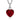 Stříbrný přívěsek srdce se zirkonem (cubic zirconia)
