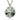 Ocelový náhrdelník Preciosa Galia Green 7233 66L - 45cm