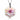 Stříbrný náhrdelník Presiosa Crystal Sunrise Rosa 6818 69L - 45 cm