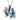 Stříbrný náhrdelník Preciosa Magic Butterfly Vitrail Light 6730 43L - 45cm